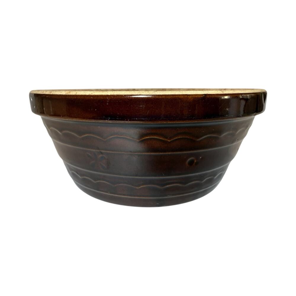 Marcrest 2 Quart Dutch Oven without Lid, Daisy and Dot Pattern